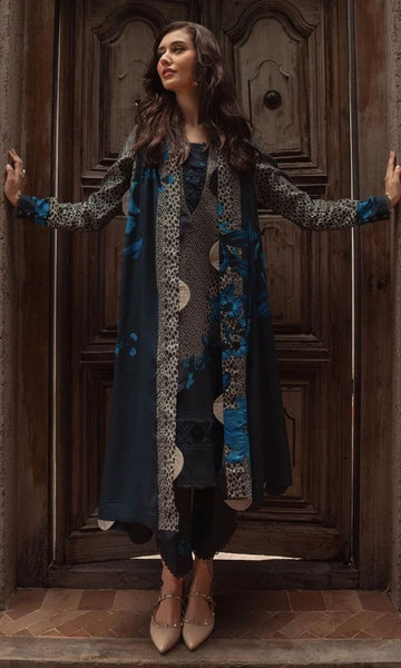 Khaddar 3pc unstitched digital printed suit