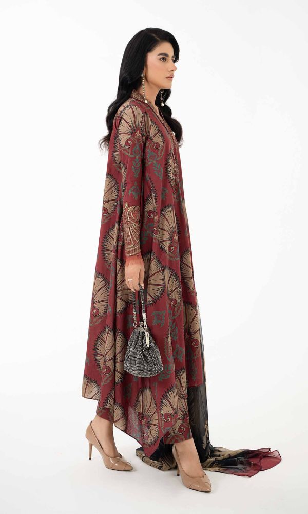 Lawn 3pc unstitched digital printed suit