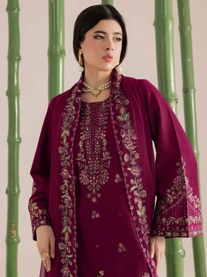 3-Piece Unstitched Printed Lawn Suit