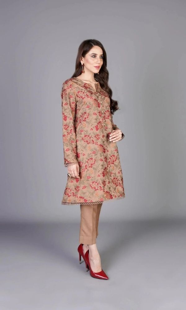 Breeze lawn 3pc unstitched heavy embroidered suit - Summer 2024
