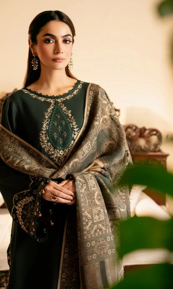Lawn 3pc unstitched embroidered summer collection suit