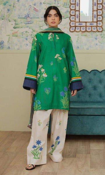 Lawn 3pc luxury digital printed suit