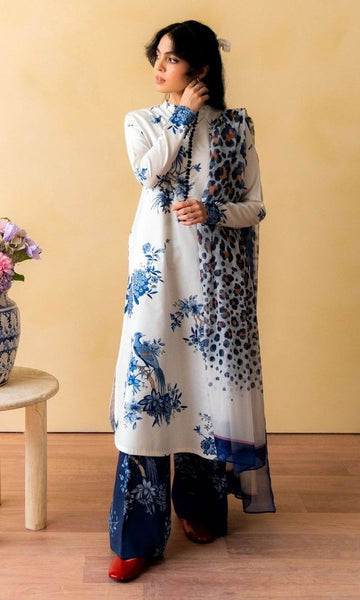 Lawn 3pc unstitched luxury digital printed collection