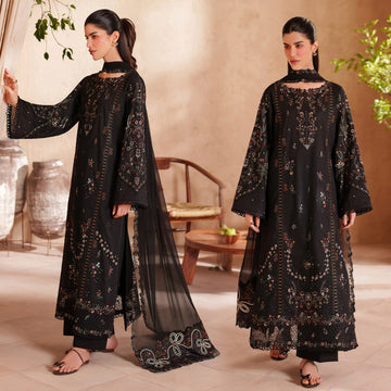 Embroidered Lawn 3 Piece Unstitched Suit SS-007