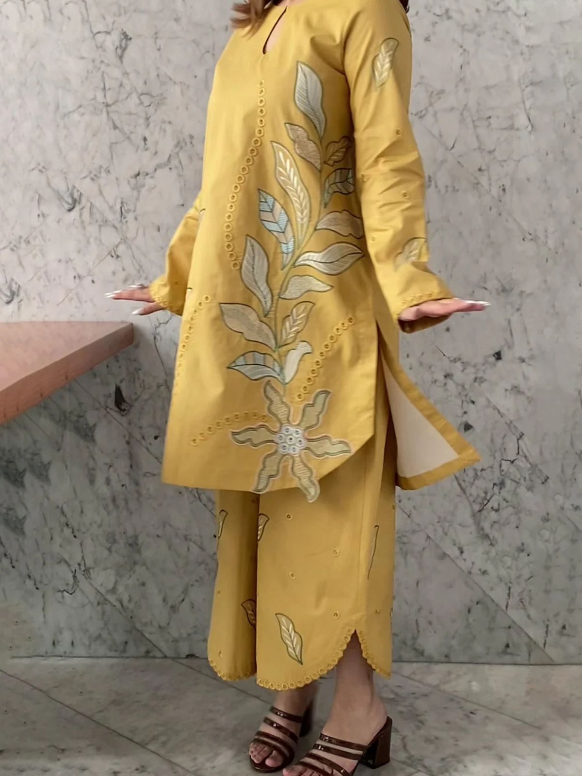 Lawn 2pc unstitched embroidered summer collection suit